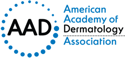 American Academy of Dermatology logo.